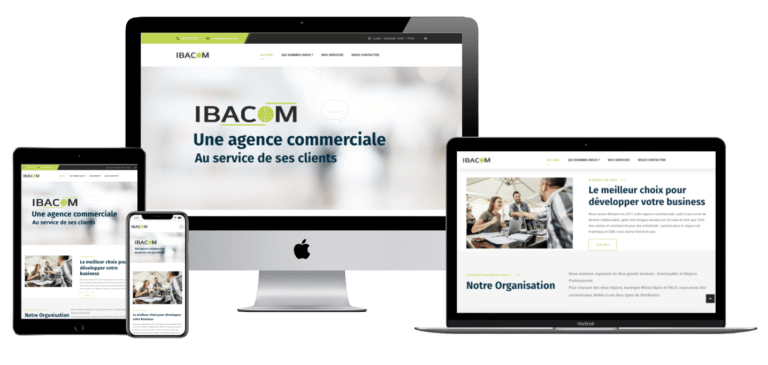 site web agence commerciale